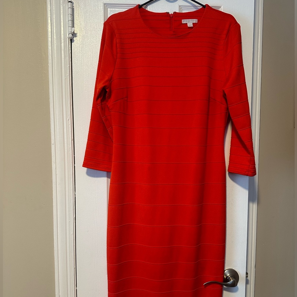 Orange Dress.